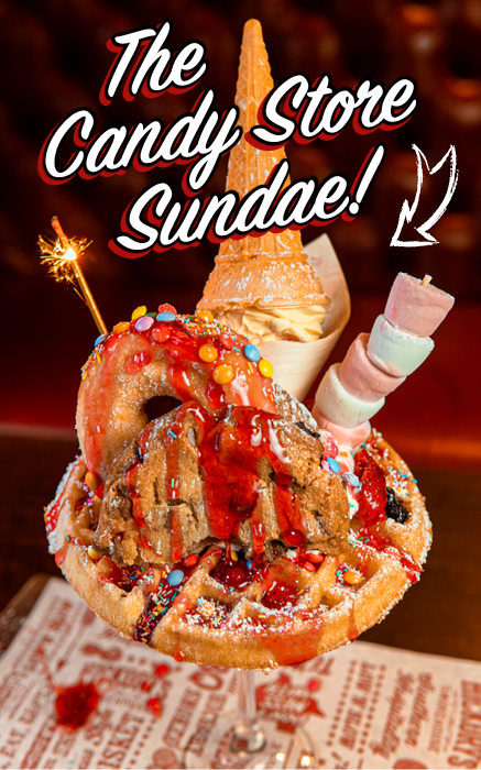 The Candy Store Sundae - New Menu