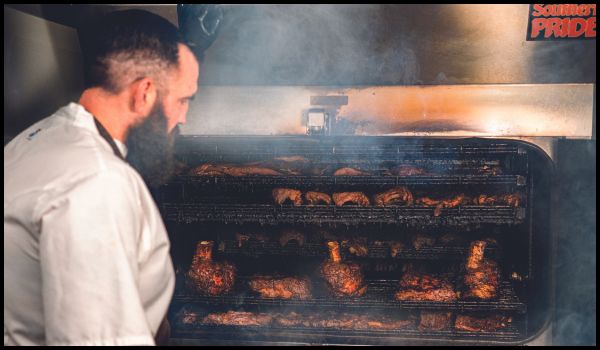 Smoker at Hickory's Gamston