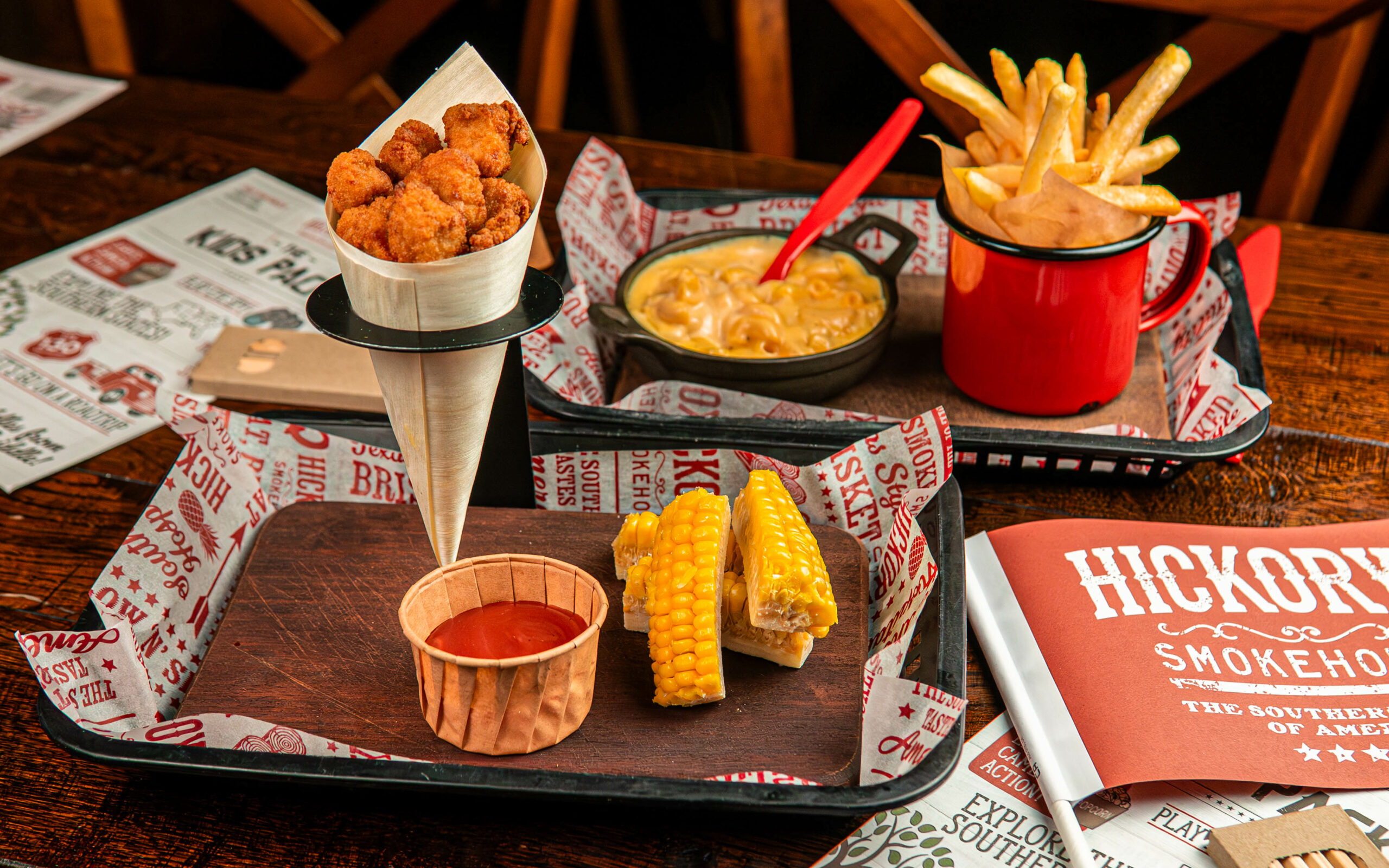 Kids Menu at Hickorys Smokehouse Family Friendly Restaurant in Standish