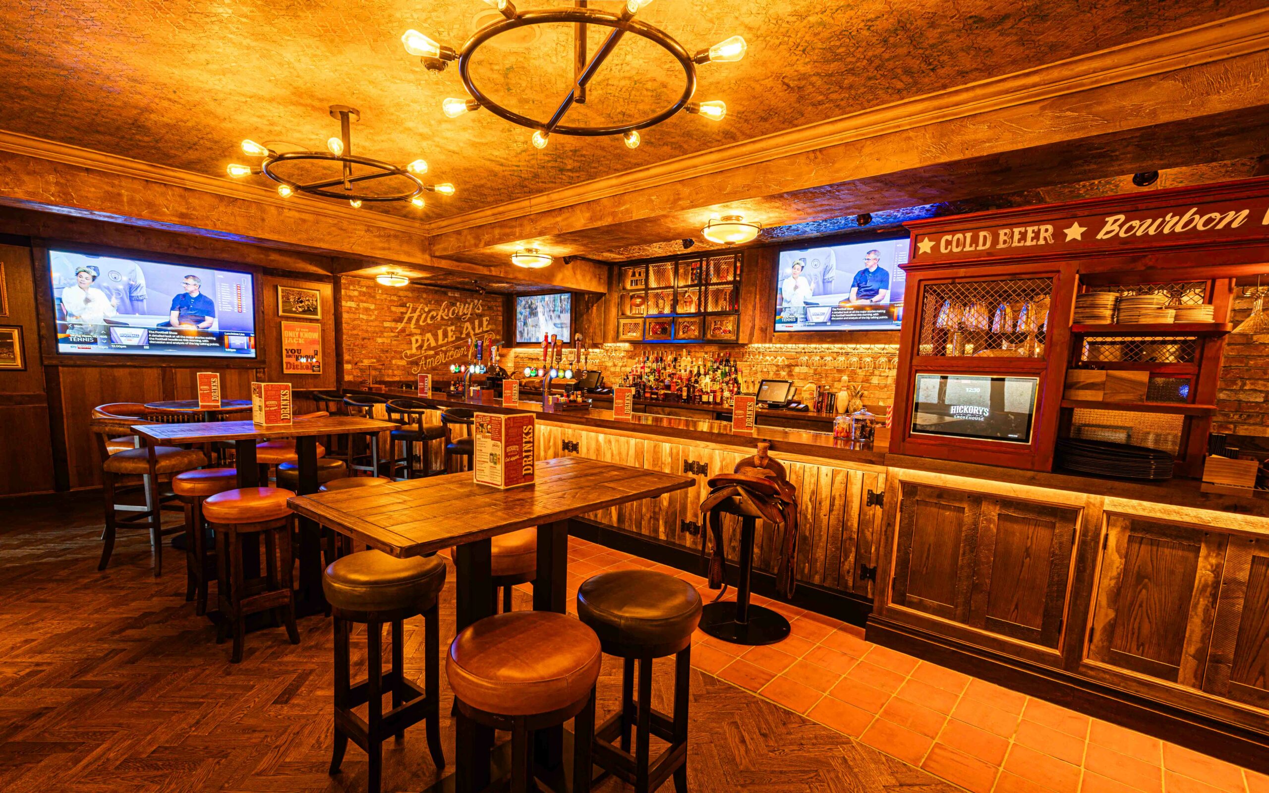 Neighbourhood bar at Hickory's Smokehouse in Standish