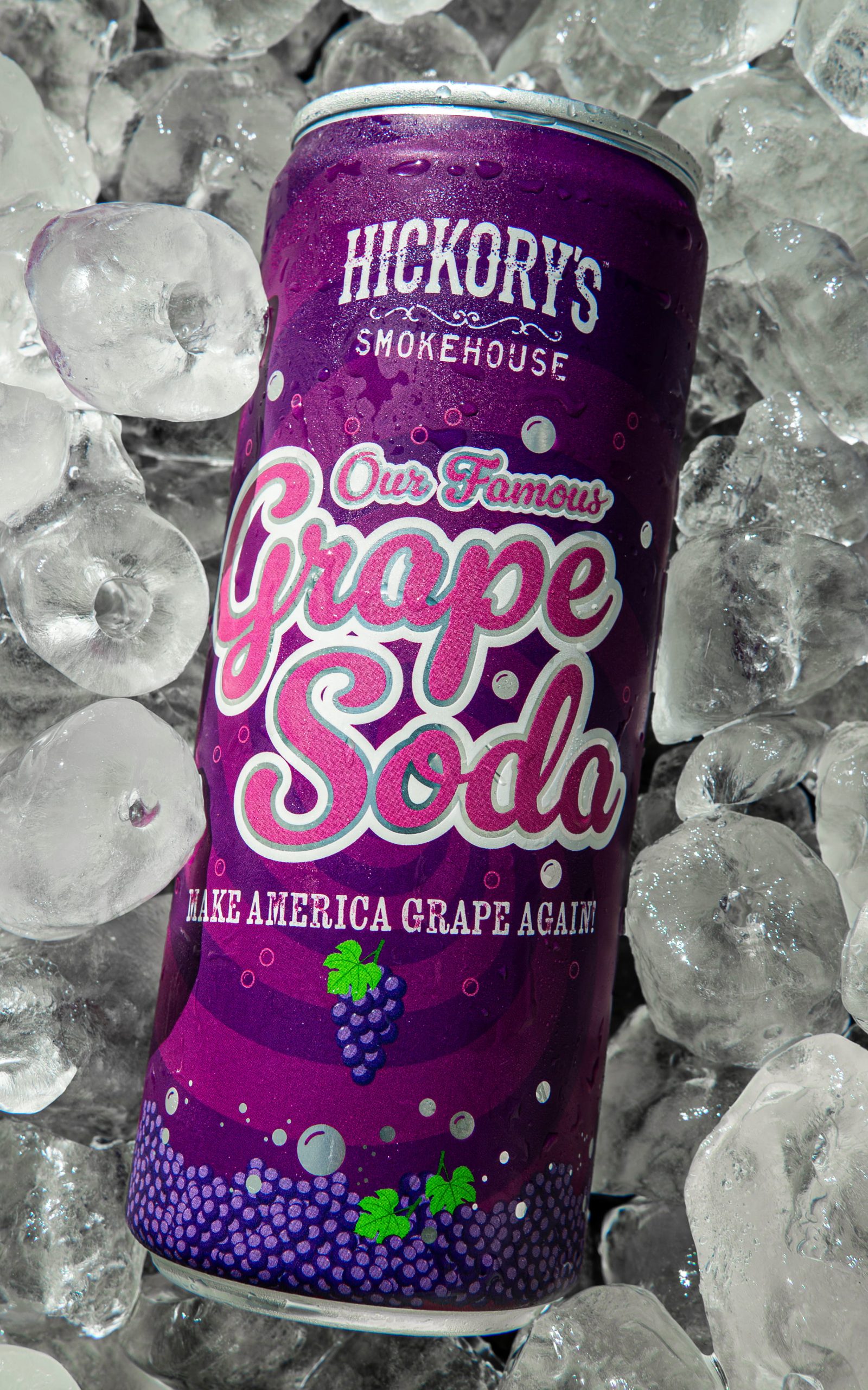 Hickory's Grape Soda Can