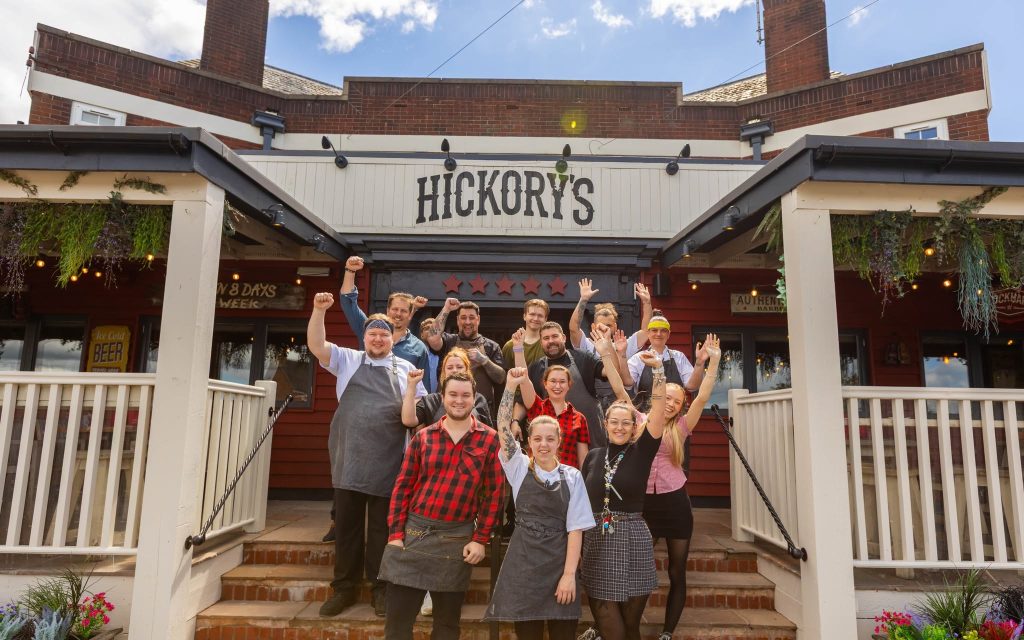 Hickory's Smokehouse Gresty Green Team
